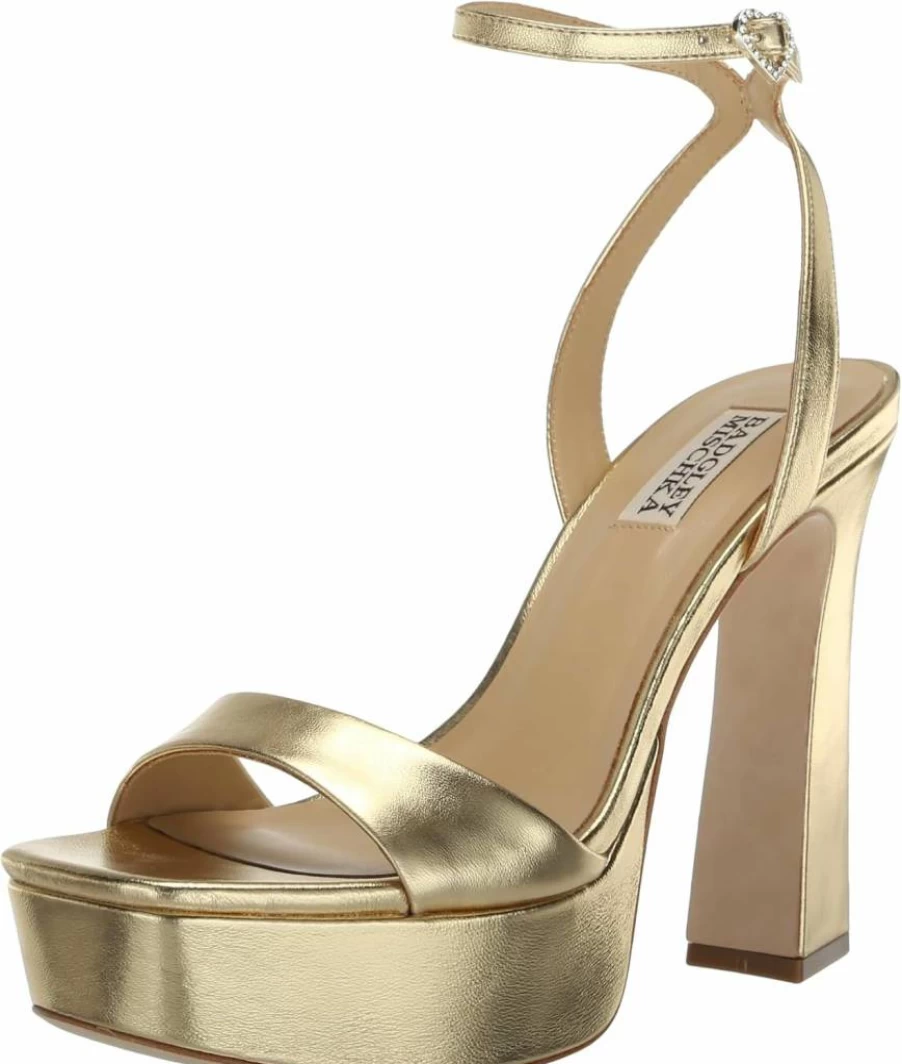 Badgley Mischka Women's Caia Heel Sandals - Elegant High Heel Dress Sandals for Women