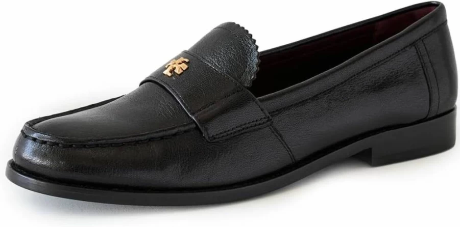 Tory Burch Women's Classic Leather Loafers – Timeless Slip-On Shoes for Comfort & Style