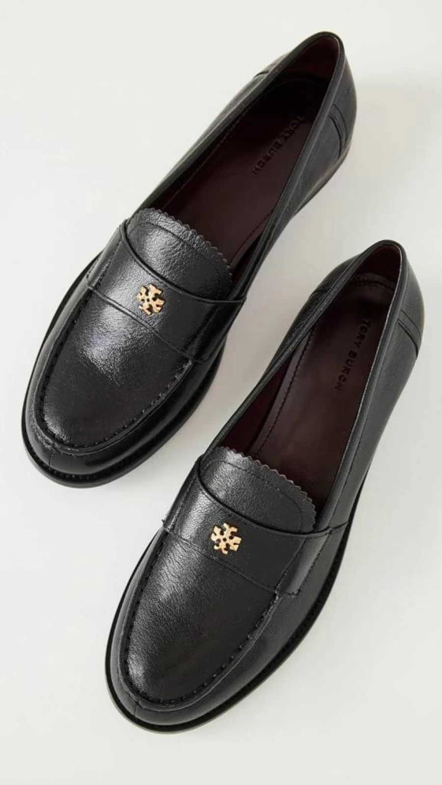 Tory Burch Women's Classic Leather Loafers – Timeless Slip-On Shoes for Comfort & Style