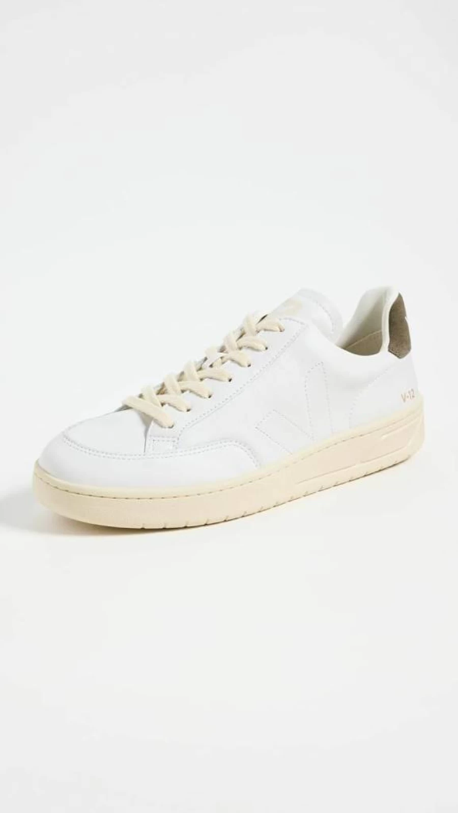 Veja Men's V-12 Stitch Sneakers – Sustainable Leather Casual Shoes