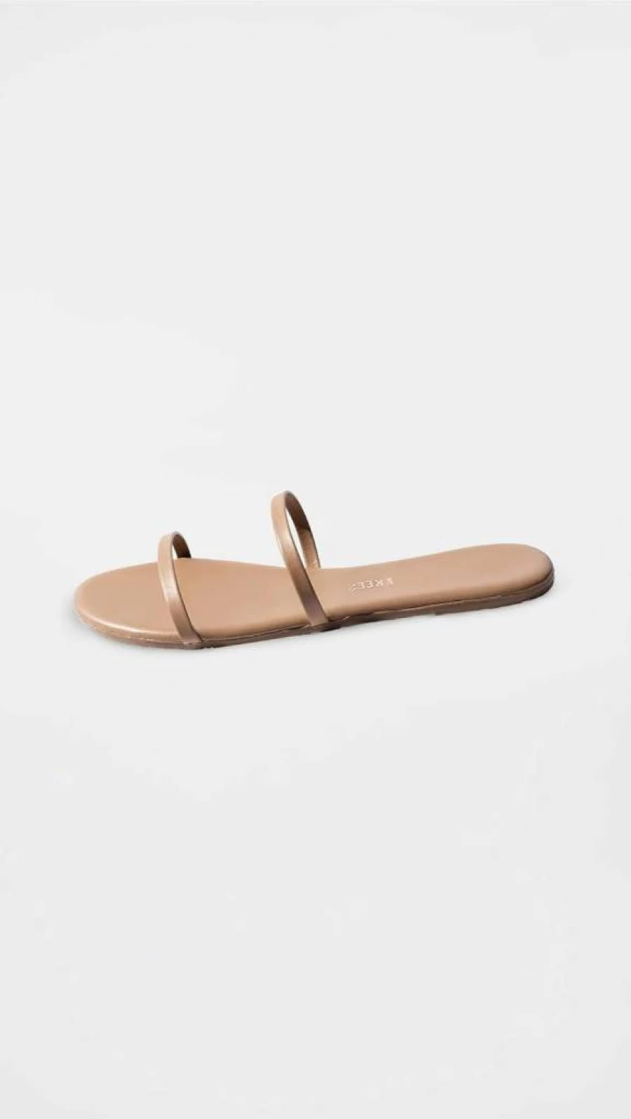 TKEES Women's Gemma Slides - Comfortable Leather Slide Sandals for Women