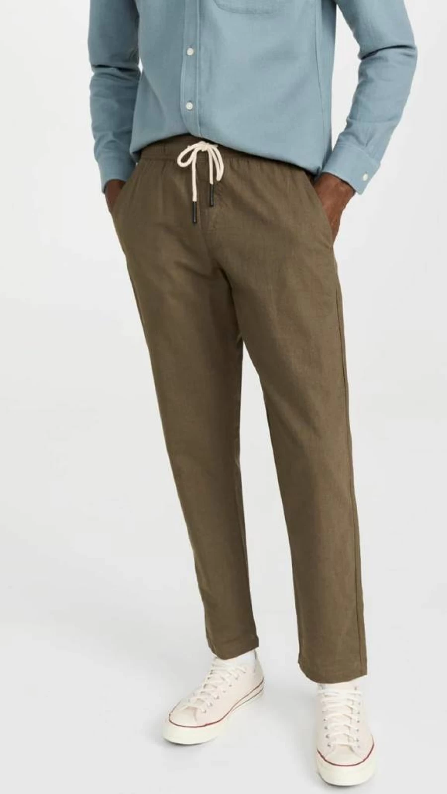OAS Men's Linen Pants - Lightweight, Breathable Summer Casual Trousers for Men