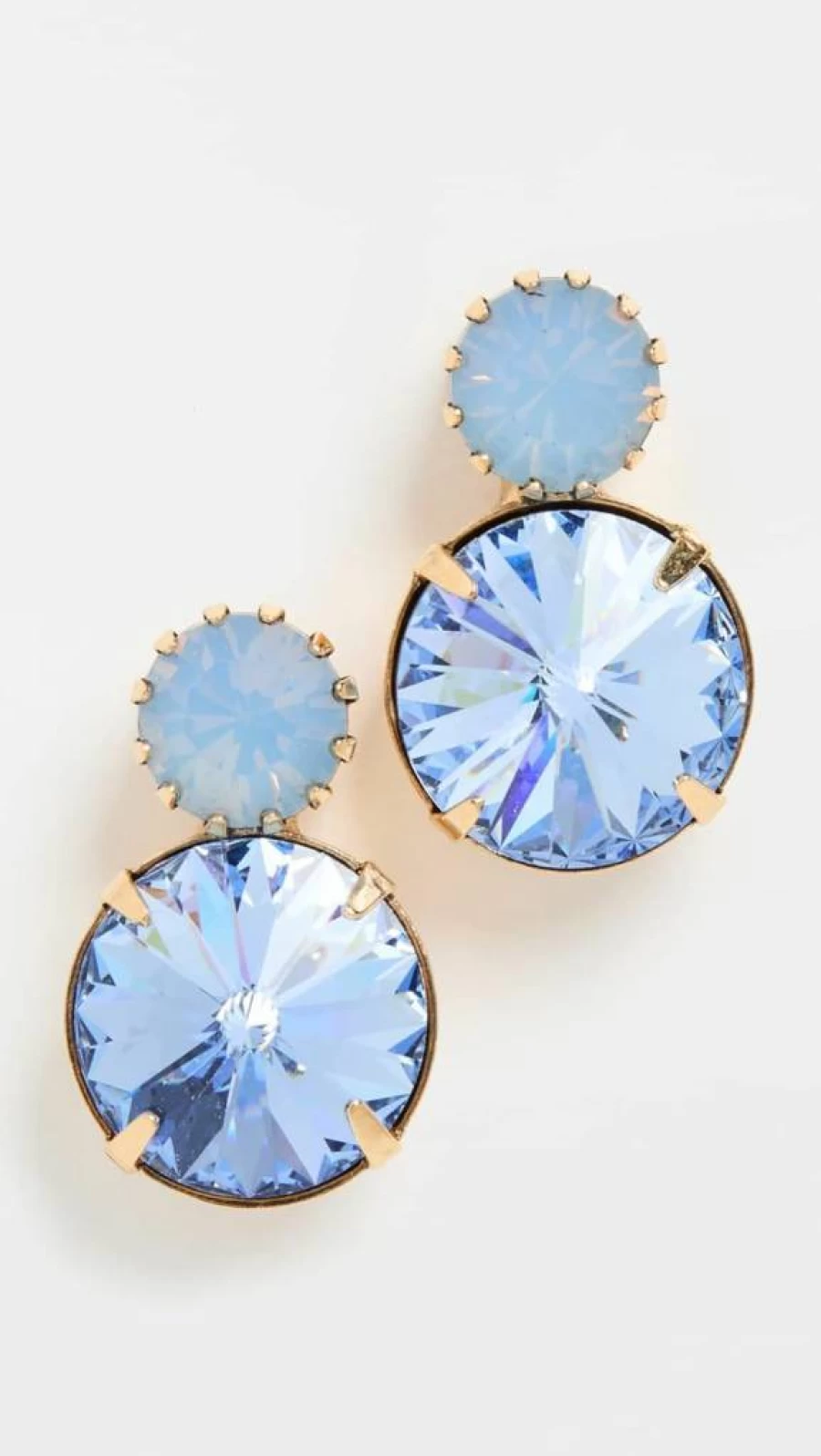 Jennifer Behr Myrla Women's Crystal Drop Earrings – Elegant Dangle Earrings for Special Occasions