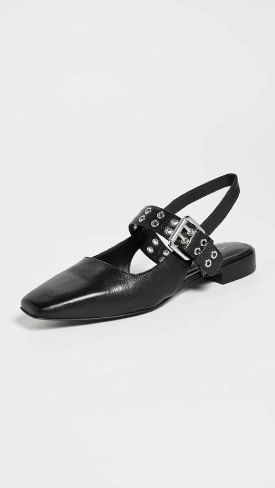 Rag & Bone Astra Black Slingback Sandals for Women - Size 7.5 Medium (US)