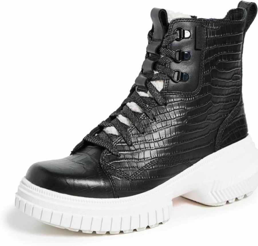 Sorel Women's Ona Ave Waterproof Leather Boots with Luxe Lace-Up Design for Fashion and Comfort