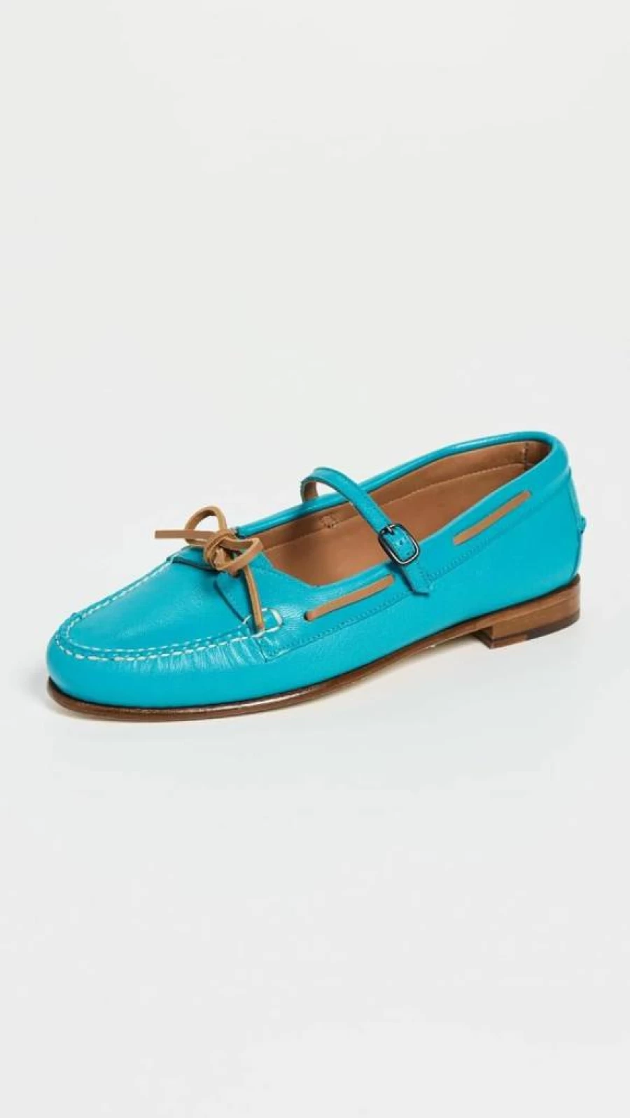 Hereu Lorea Women's Shiny Leather Flats – Supple & Stylish Ballet Shoes