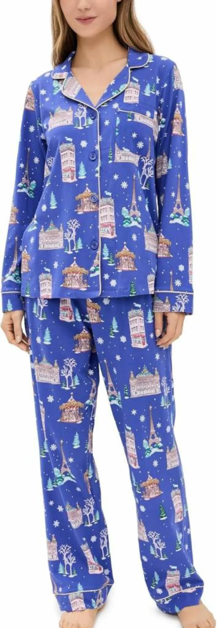 BedHead Pajamas Women's Cotton Long Sleeve Pajama Set - Cozy Sleepwear & Loungewear