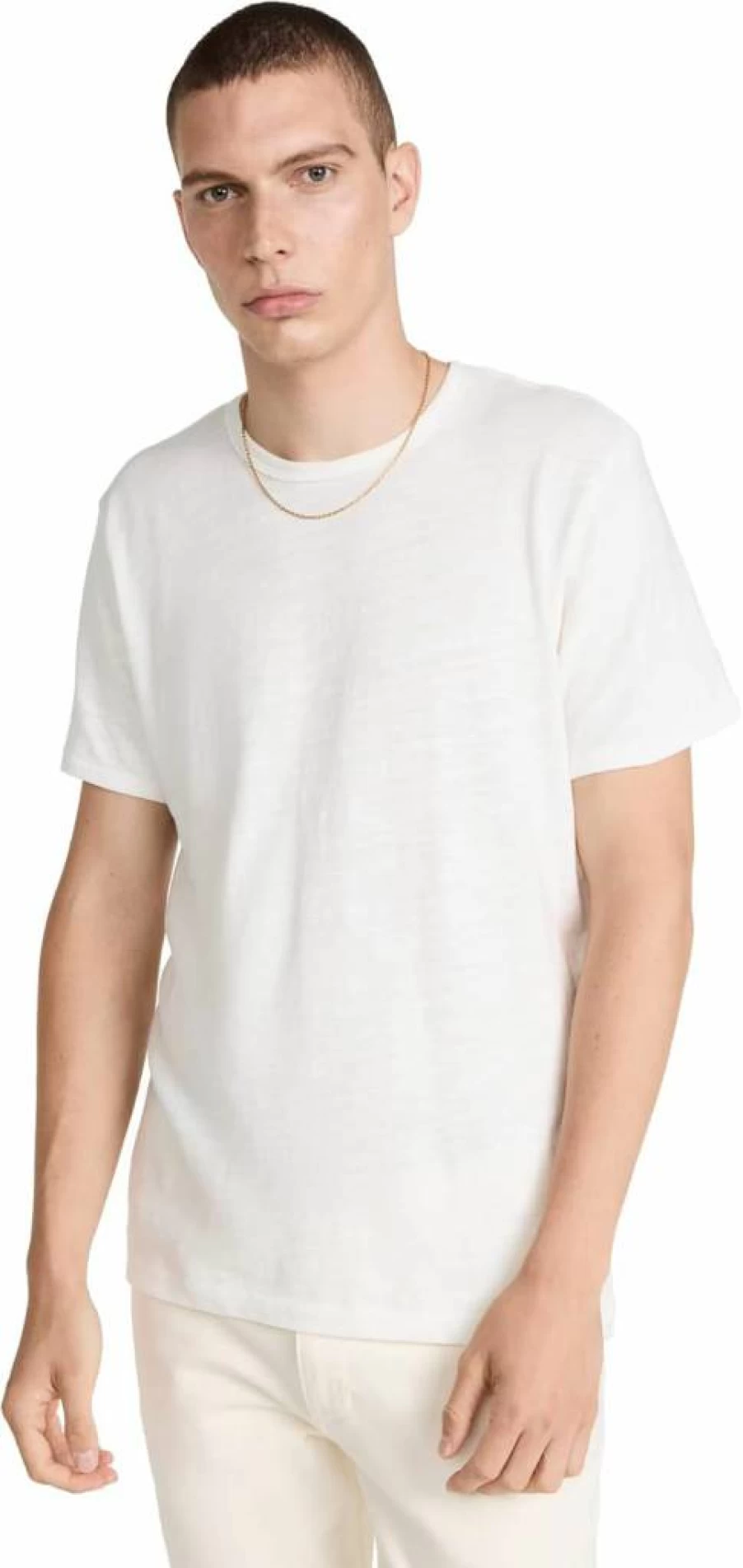 Rag & Bone Men's Classic Flame Graphic T-Shirt - Casual Short Sleeve Cotton Tee