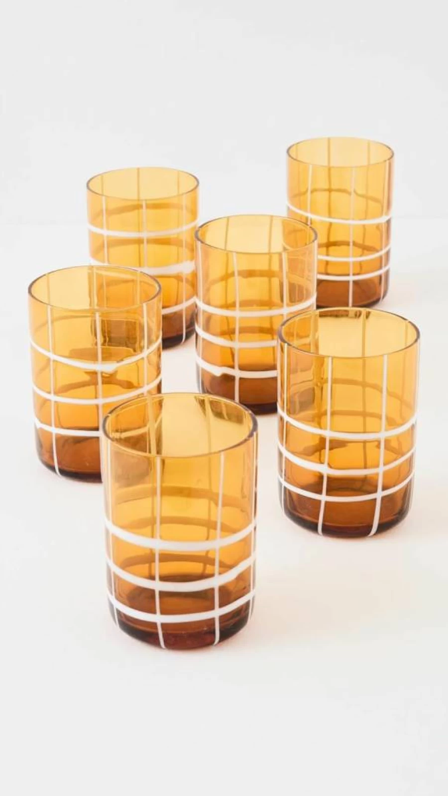 Zafferano Women's 6-Piece Twiddle Tumbler Set - Stylish Glassware for Drinks
