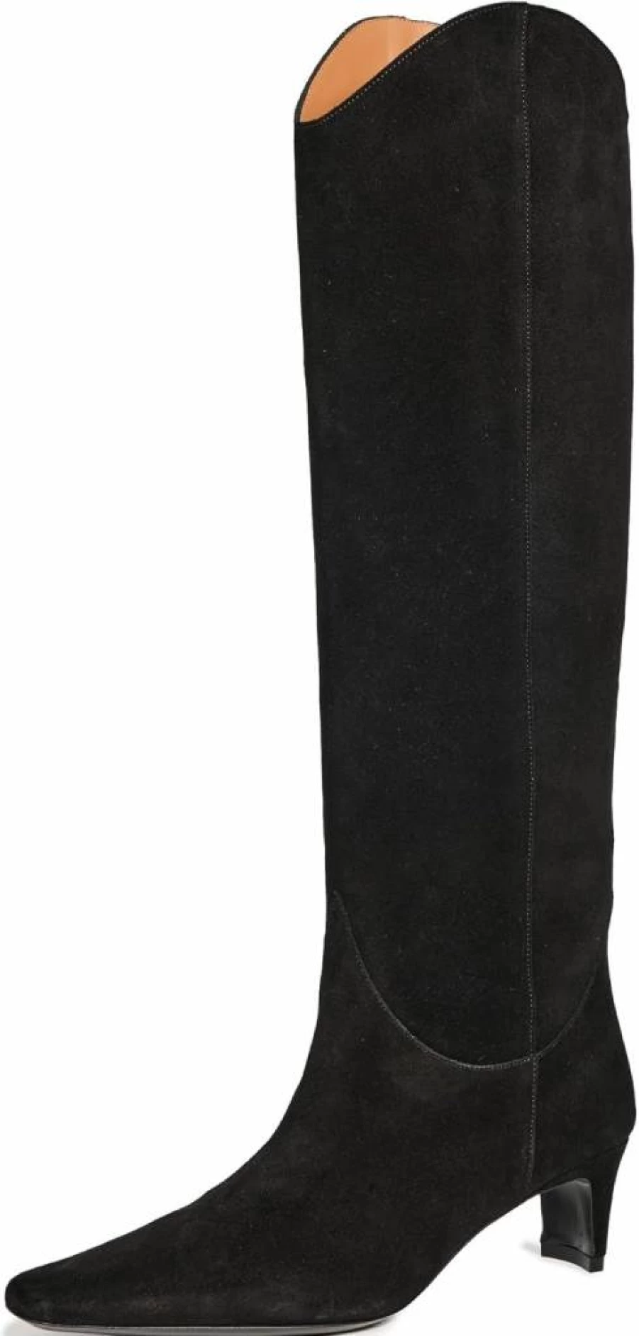 STAUD Wally Western Boots for Women - Stylish Cowboy Ankle Boots
