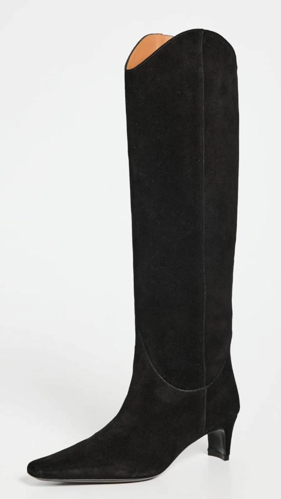 STAUD Wally Western Boots for Women - Stylish Cowboy Ankle Boots
