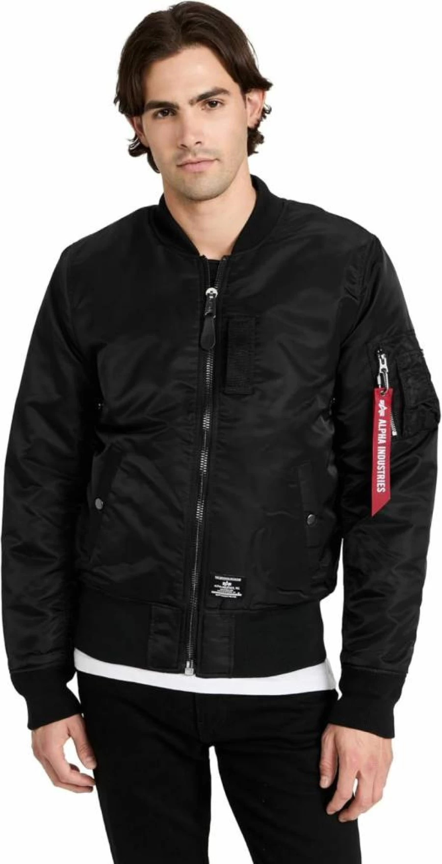 Alpha Industries MA-1 Bomber Jacket for Men - Classic Flight Jacket