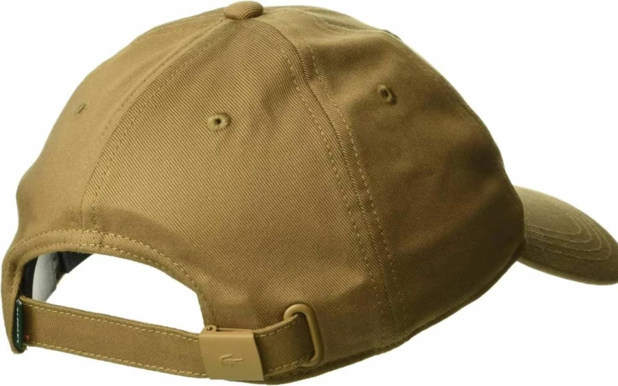 Lacoste Men's Cotton Twill Baseball Cap with Side Logo - Classic Adjustable Hat for Casual Style