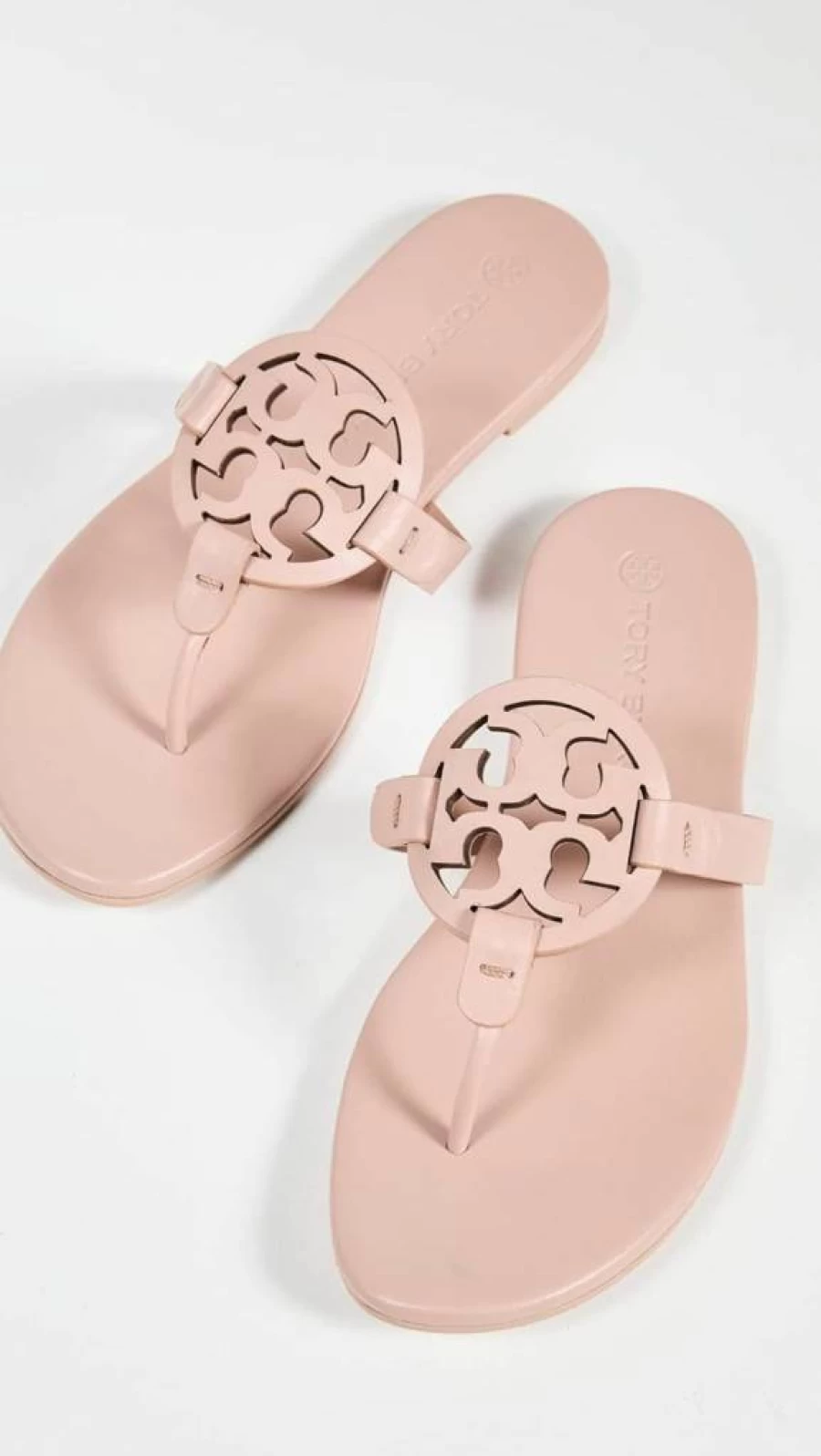Tory Burch Women's Miller Soft Sandals | Genuine Leather Comfortable Slide Sandals for Women | Stylish Casual Footwear
