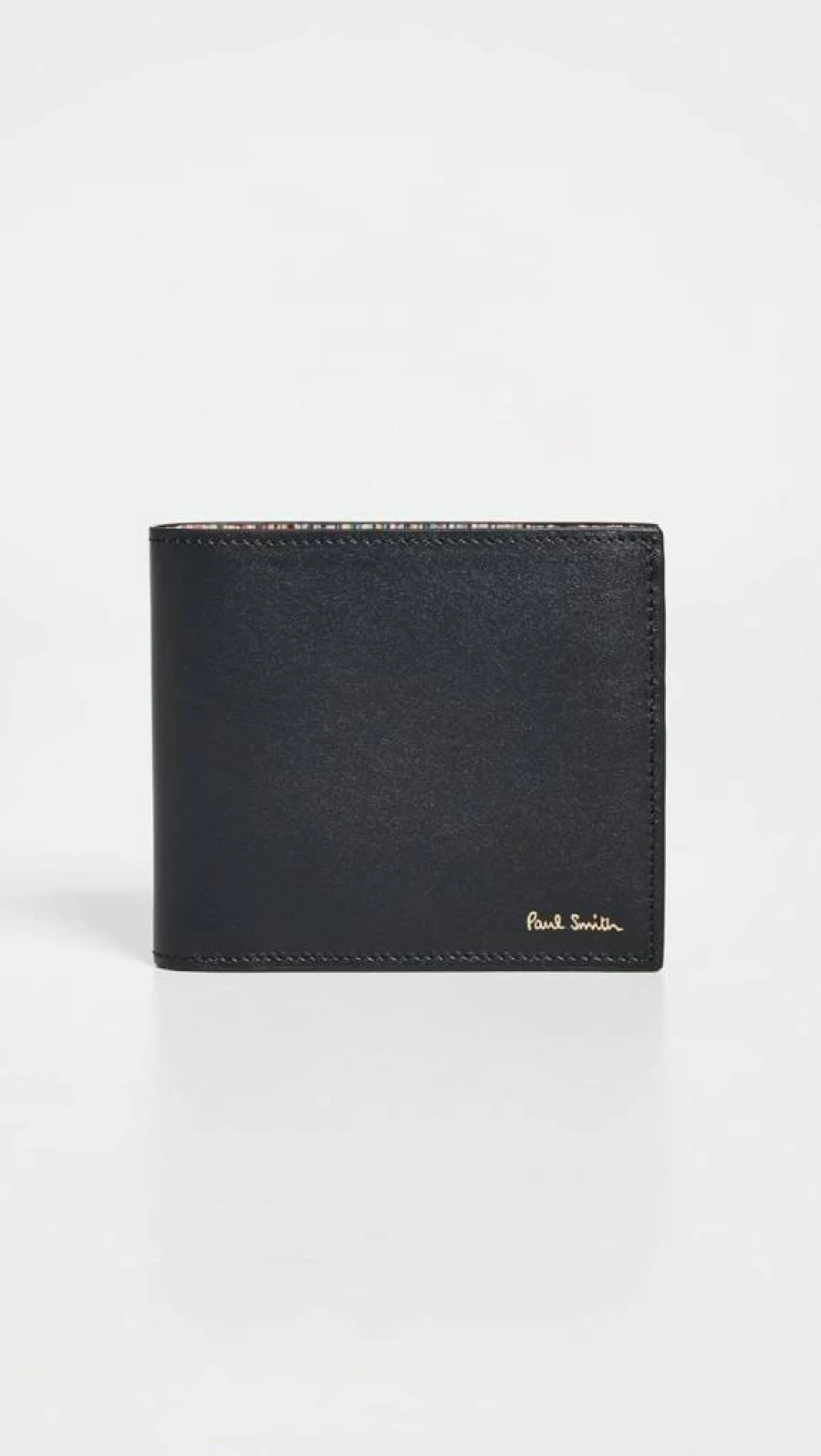 Paul Smith Men's Striped Bifold Wallet - Premium Designer Leather Wallet for Men