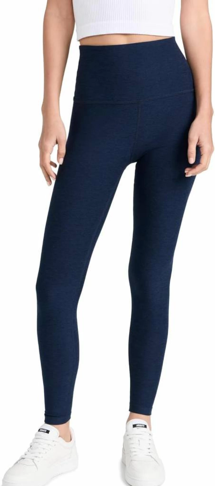 Beyond Yoga Women's Spacedye High-Waisted Midi Leggings - Soft Stretch Yoga Pants for Comfort & Style