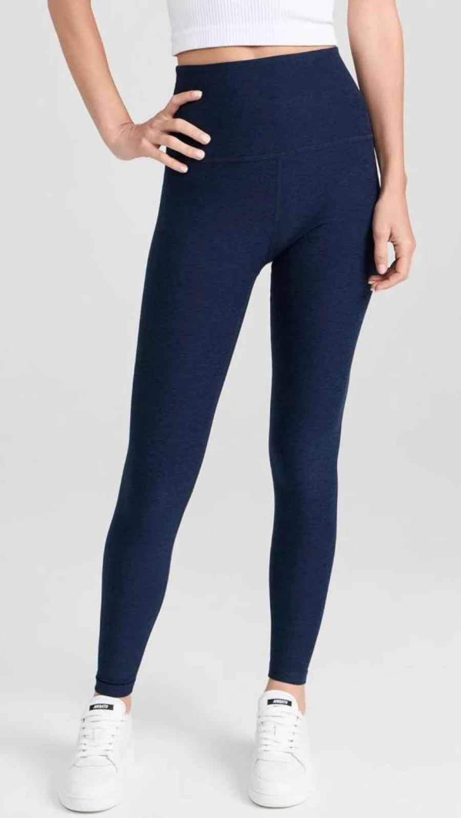 Beyond Yoga Women's Spacedye High-Waisted Midi Leggings - Soft Stretch Yoga Pants for Comfort & Style