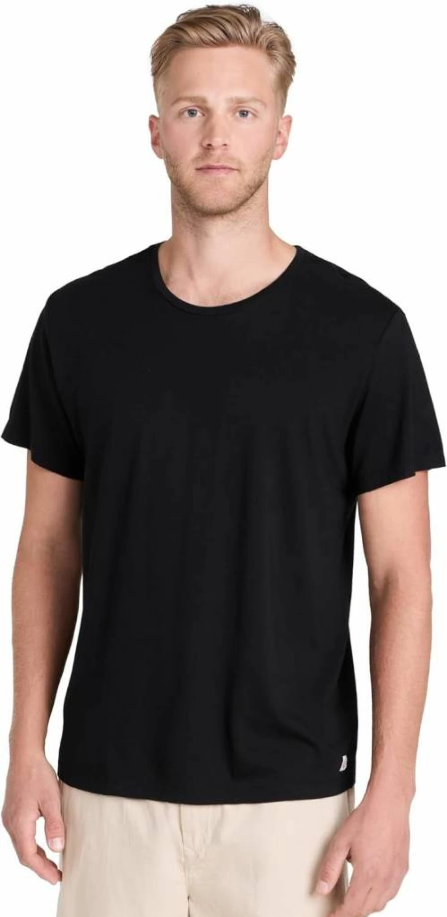 Marine Layer Men's Signature Crew Neck T-Shirt - Soft Cotton Casual Tee