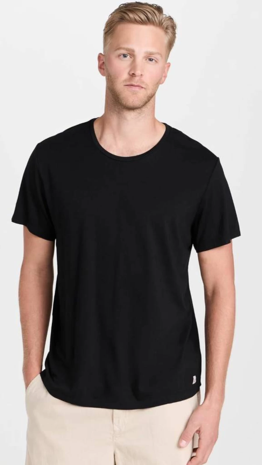 Marine Layer Men's Signature Crew Neck T-Shirt - Soft Cotton Casual Tee