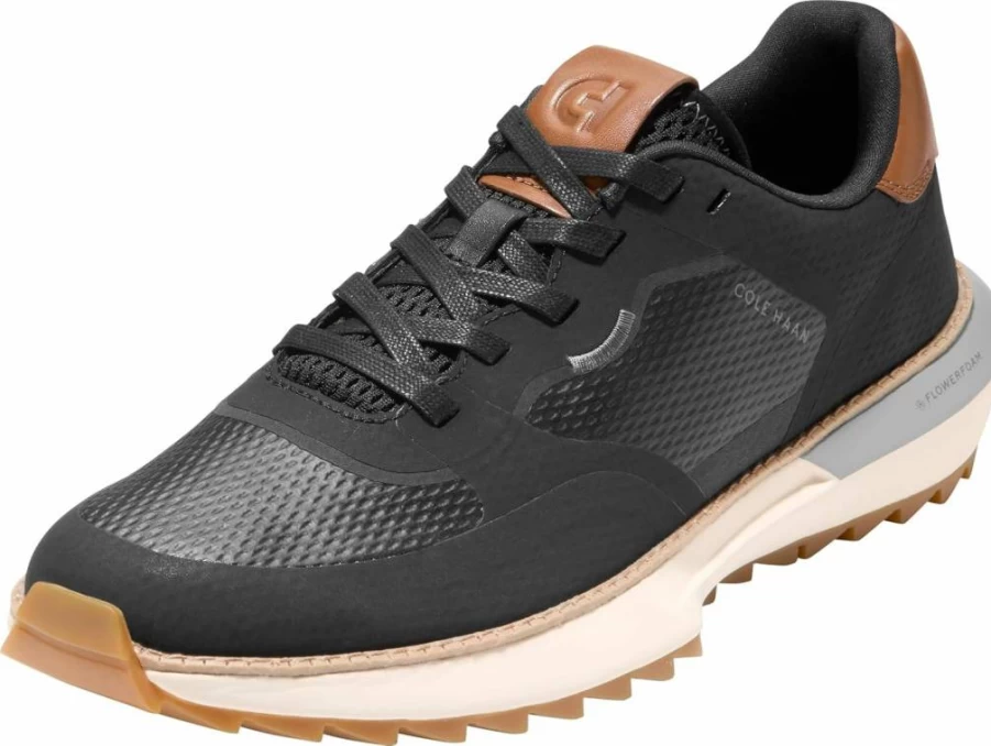 Cole Haan Men's GrandPro Ashland 2 Golf Sneaker – Lightweight Comfortable Spiked Golf Shoes for Men