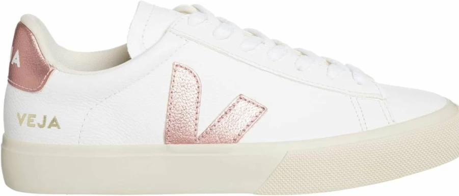 Veja Women's Campo Leather Sneakers in Black & White | Sustainable Vegan Eco-Friendly Shoes