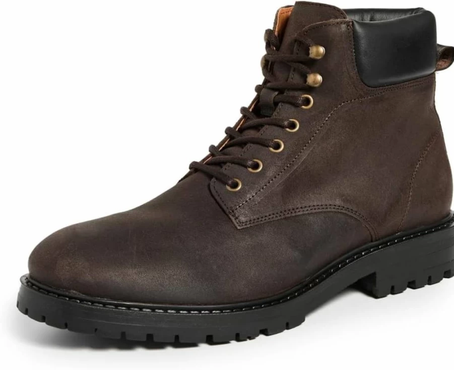 Shoe The Bear Men's Stellan Suede Lace-Up Boots – Premium Leather Casual Footwear