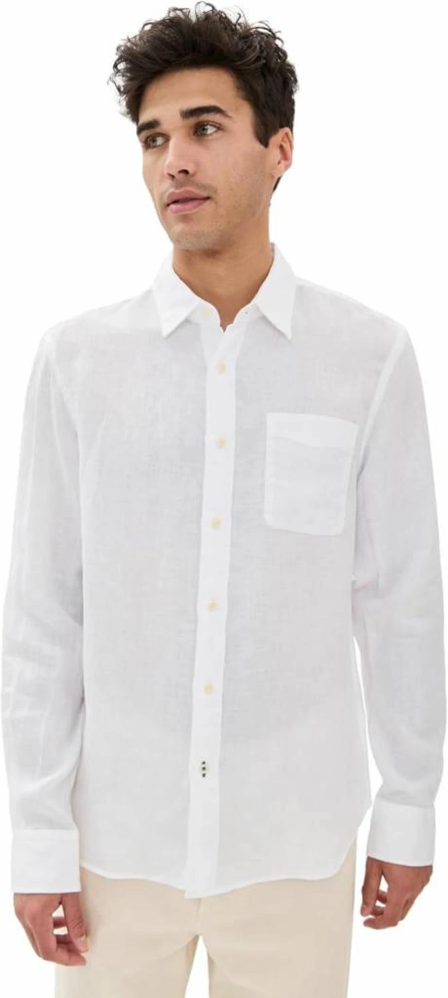 Faherty Men's Linen Shirt - Lightweight Summer Laguna Style