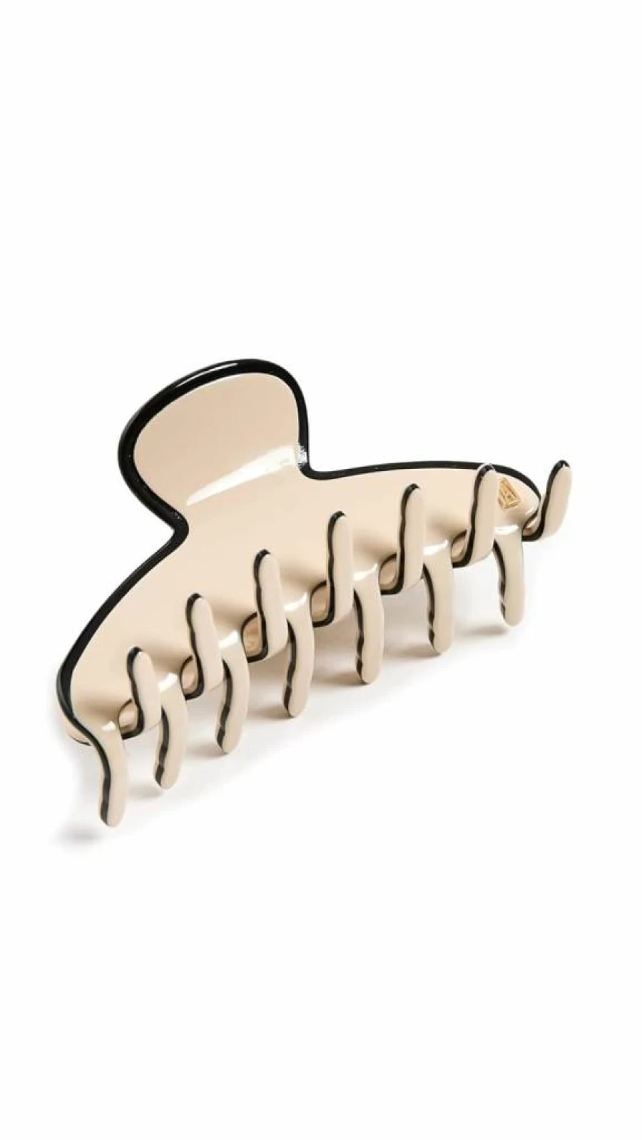 Alexandre de Paris Women's Les Liserai Hair Clip in Ivory and Black, One Size, Elegant French Hair Accessory