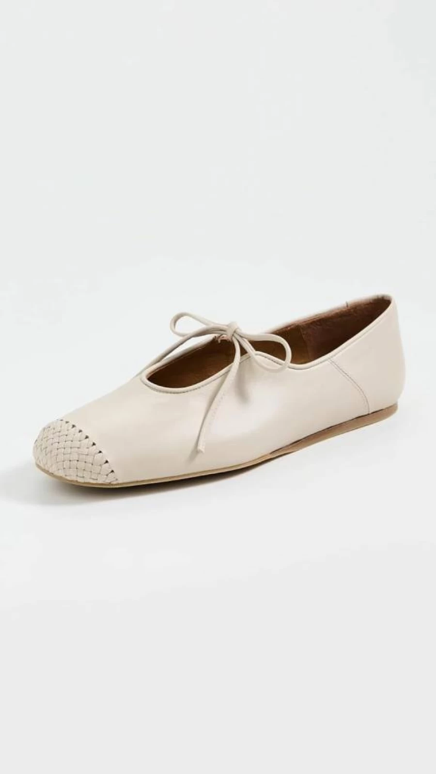 Naguisa Women's Borago Woven Flat Shoes – Comfortable & Stylish Slip-On Flats