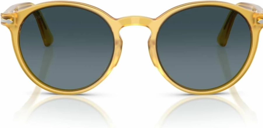 Persol PO3171S Round Sunglasses for Men – Classic Aviator Style Lenses