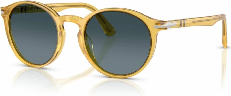 Persol PO3171S Round Sunglasses for Men – Classic Aviator Style Lenses