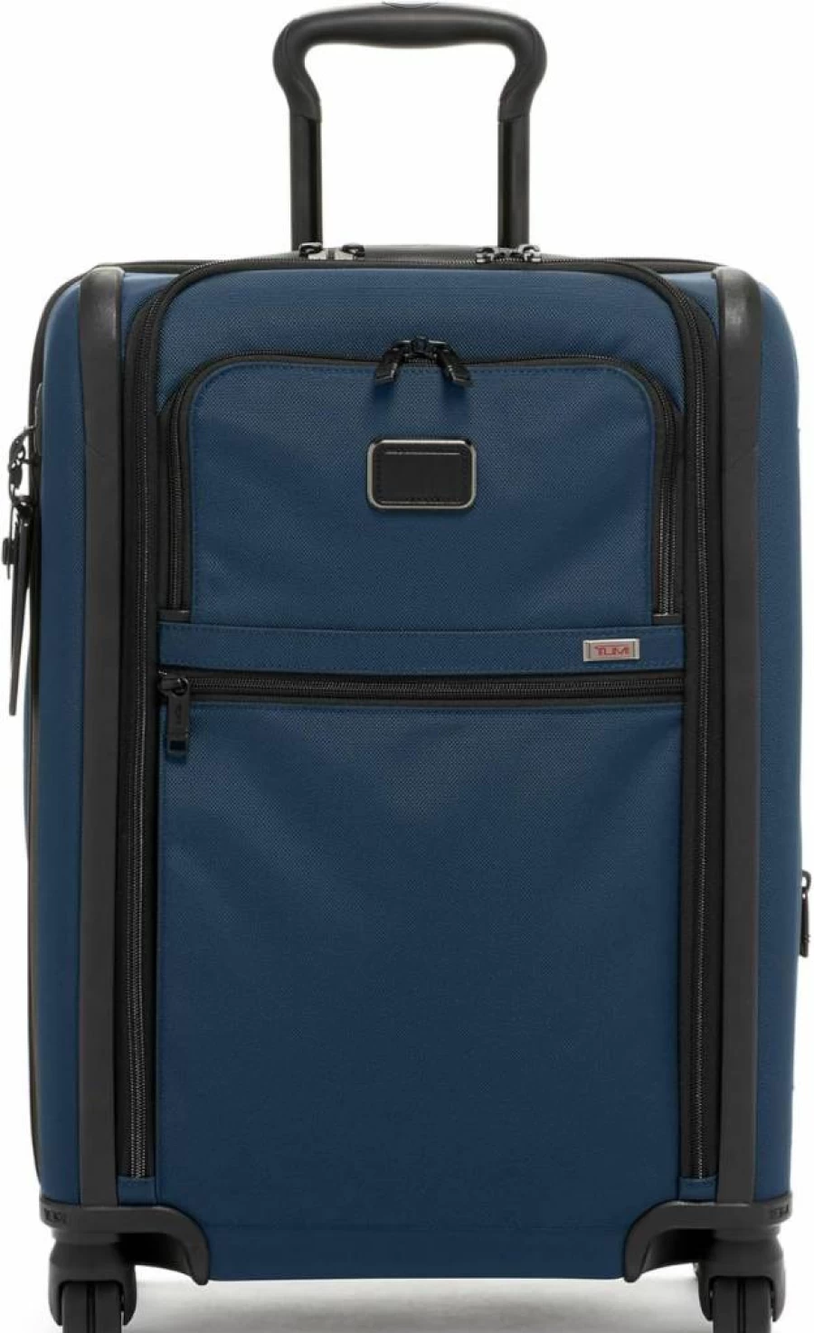 TUMI Alpha Continental 4-Wheel Carry-On Luggage - Lightweight Rolling Suitcase with TSA Lock - Dual Access Spinner