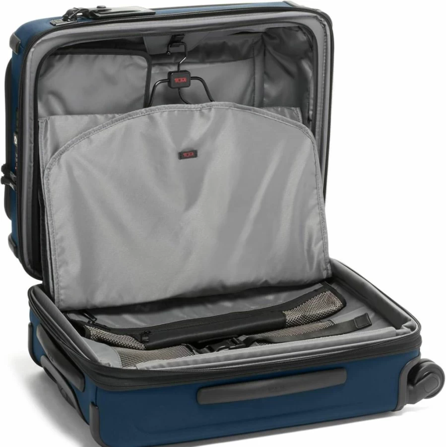 TUMI Alpha Continental 4-Wheel Carry-On Luggage - Lightweight Rolling Suitcase with TSA Lock - Dual Access Spinner