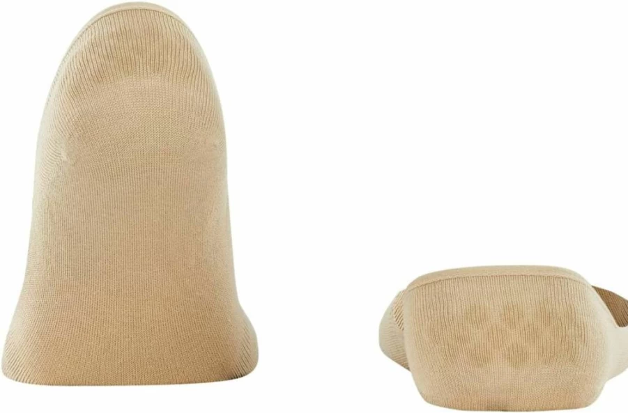 FALKE Men's No Show Socks - Lightweight Cool Cotton, Non-Slip Heel Grip, Breathable Skin-Friendly Medium Cut Sustainable Design