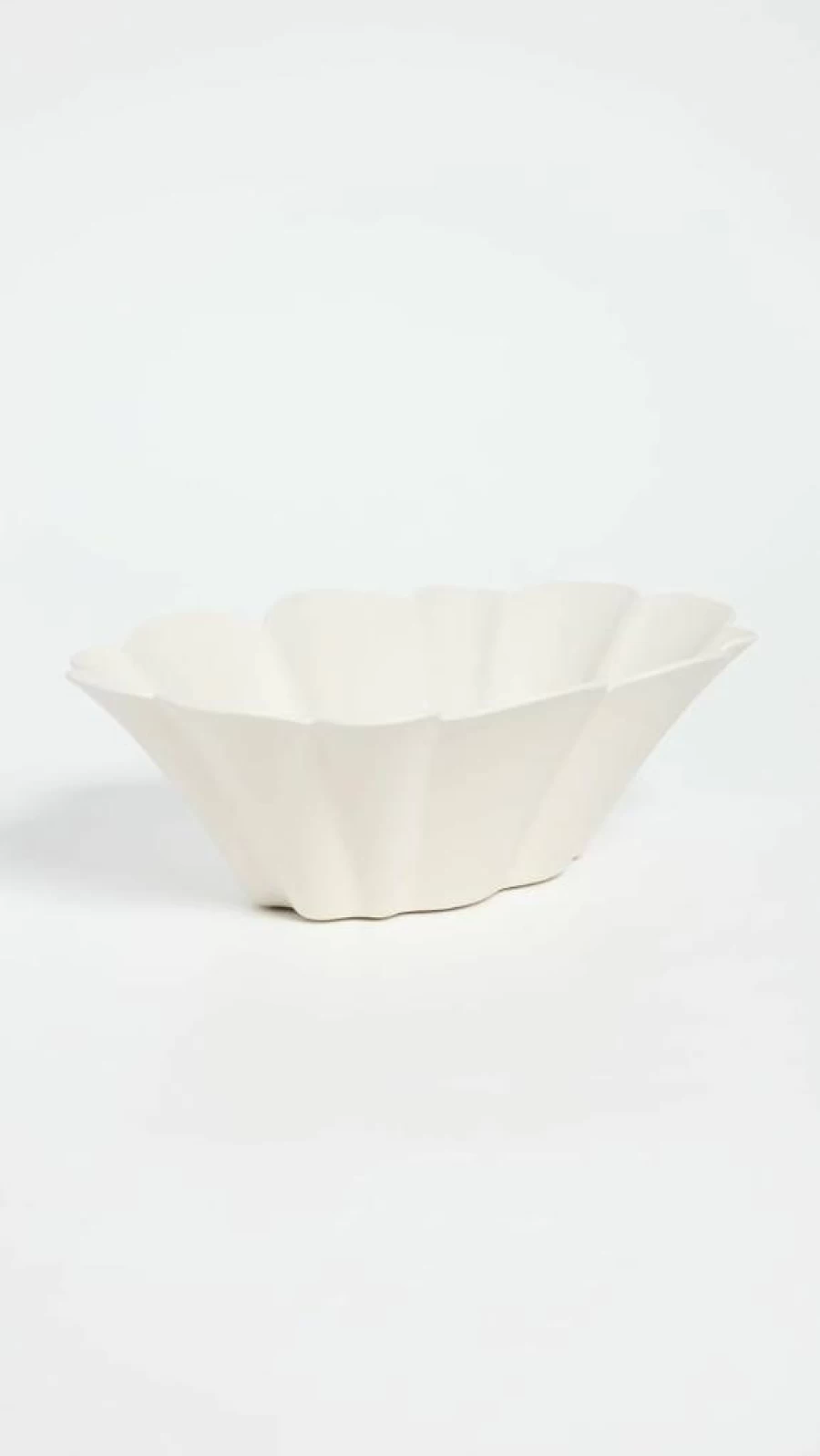 Maison Balzac Women's Cloud Serving Basket - Elegant Handwoven Rattan Tray for Entertaining