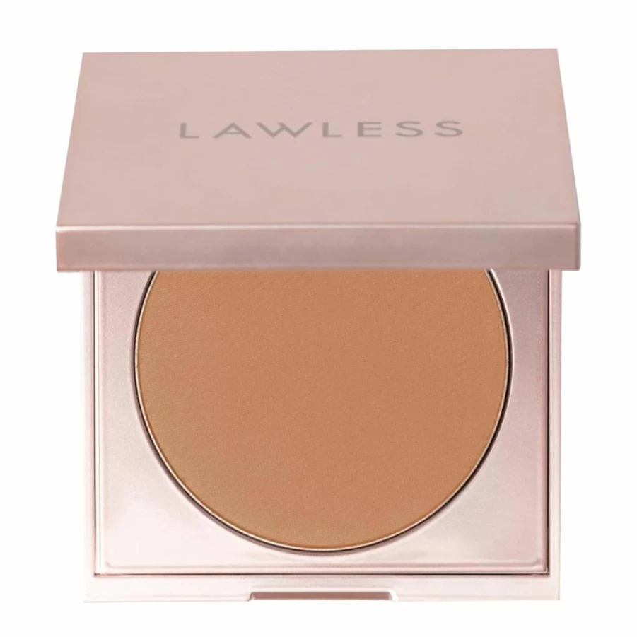 LAWLESS Talc-Free Smoothing Powder - Light Tan, 0.32 Oz / 9.1 G, Vegan & Clean Beauty
