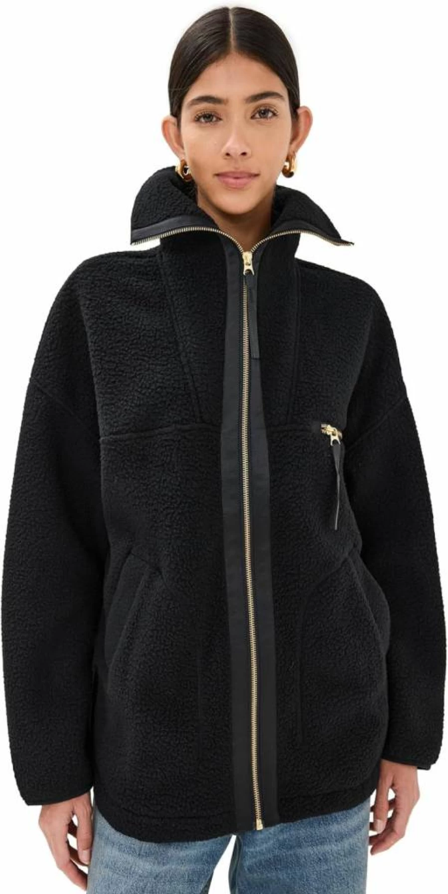 Varley Women's Donley Fleece Jacket - Soft & Warm Winter Outerwear for Women