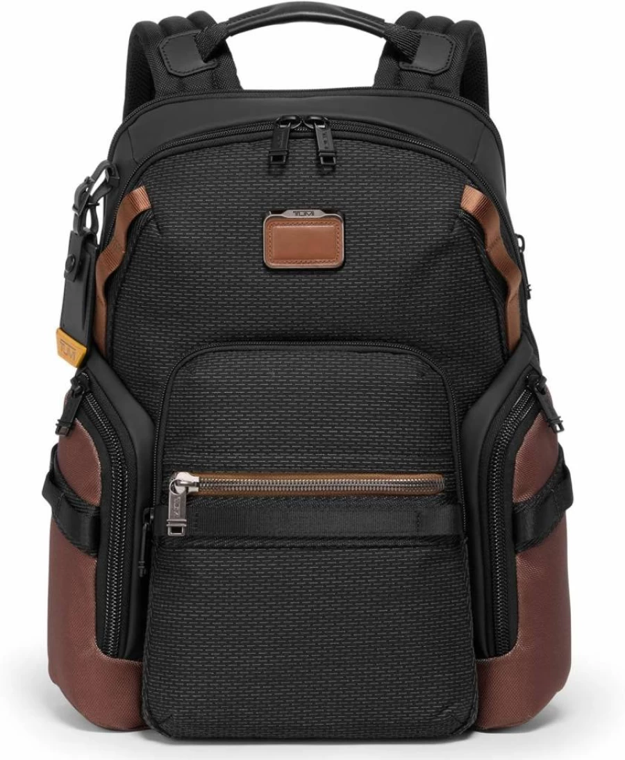 TUMI Men's Black Onyx Navigation Backpack - Durable Travel & Business Laptop Backpack