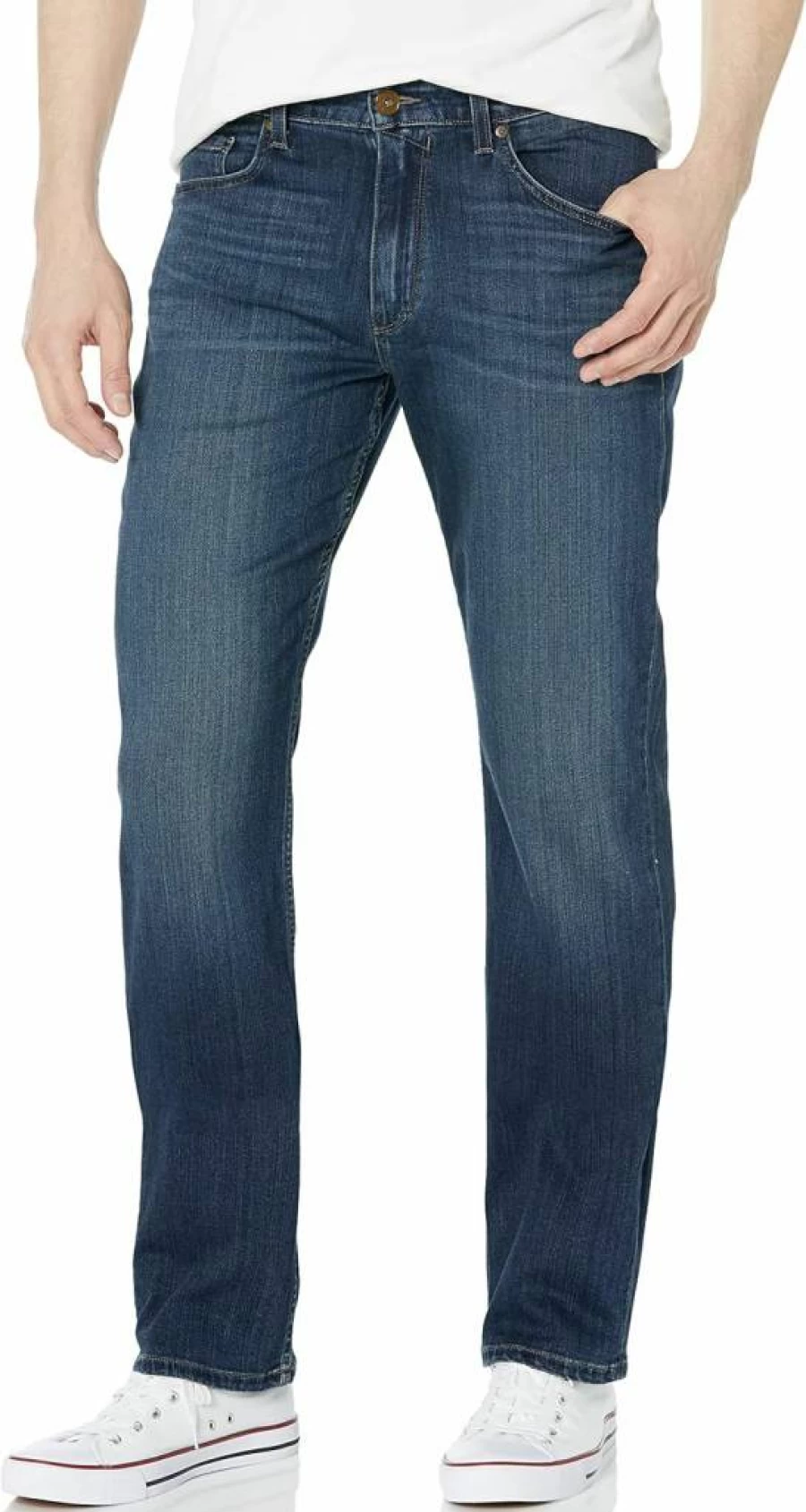 PAIGE Men's Slim Straight Fit Jeans - Classic Denim Pants for Men