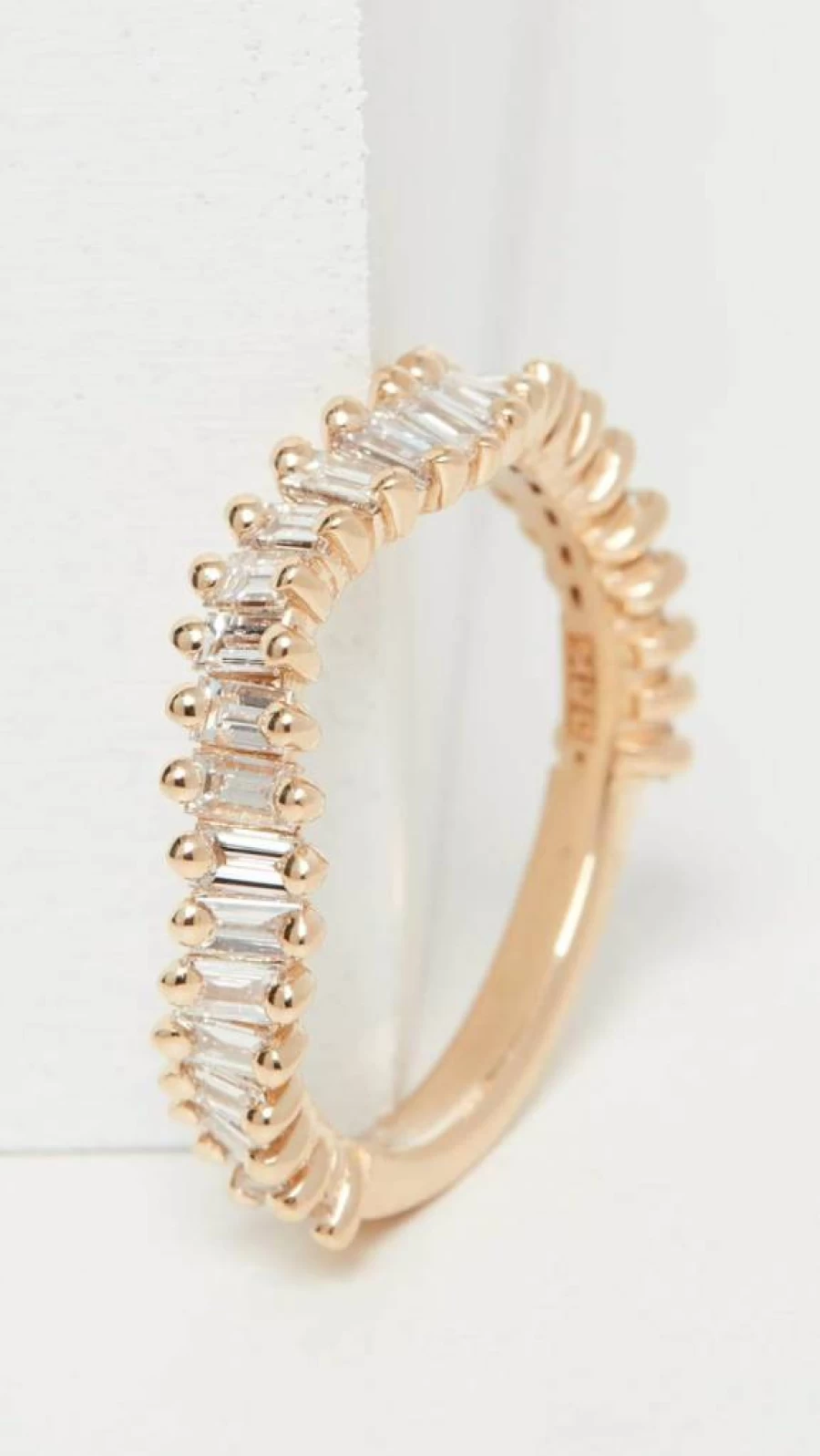 Suzanne Kalan 18K Yellow Gold Wave Design Ring for Women Luxury Handmade Jewelry