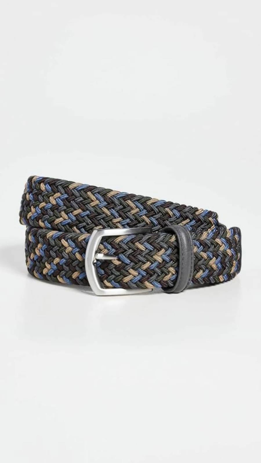 Anderson's Men's Casual Nylon Woven Belt - Adjustable Multi-Color Strap (Size 36, Style 127)