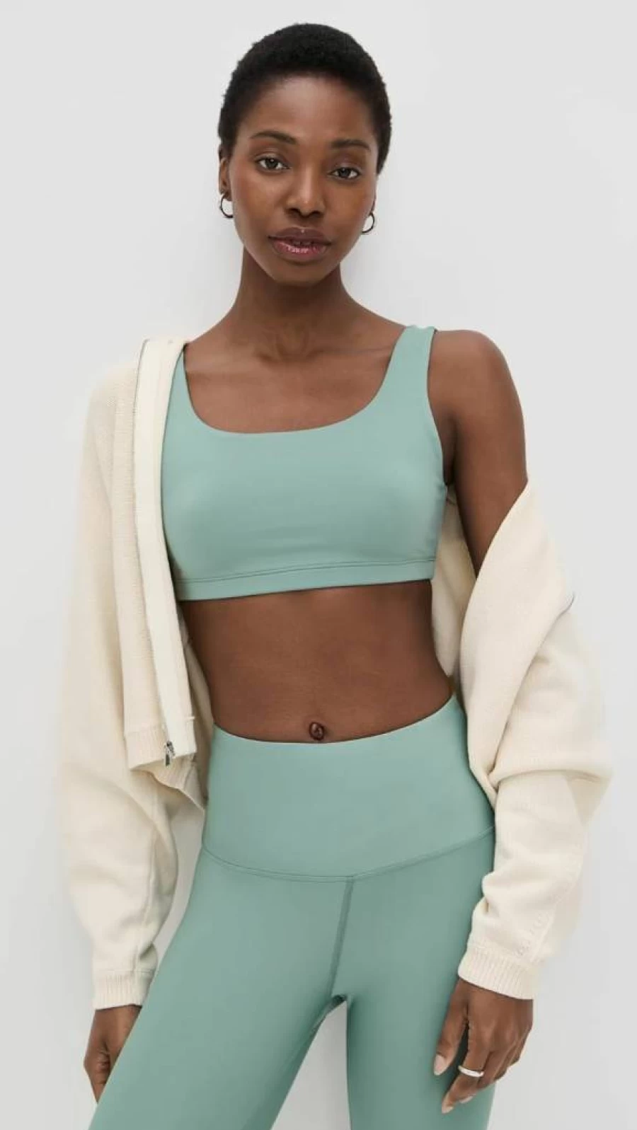 Year of Ours Women's Eco-Friendly Recycled Scoop Neck Bra - Sustainable Comfort Fit