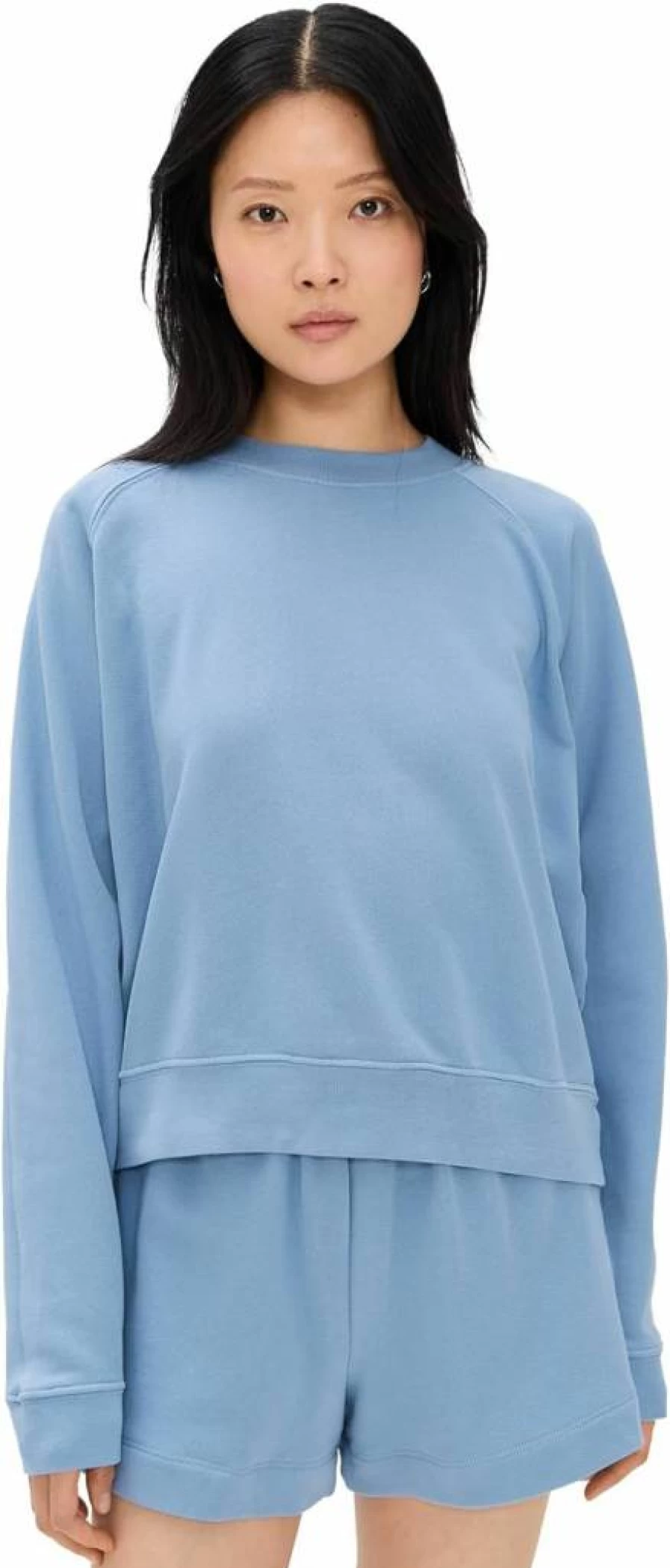 DONNI. Women's Eco-Friendly Terry Crewneck Sweatshirt - Sustainable Cotton Sweater