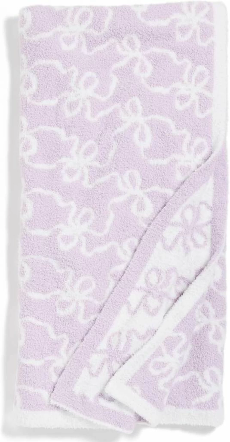 LOVESHACKFANCY Women's Teddy Bow Plush Blanket - Cozy Soft Luxe Throw