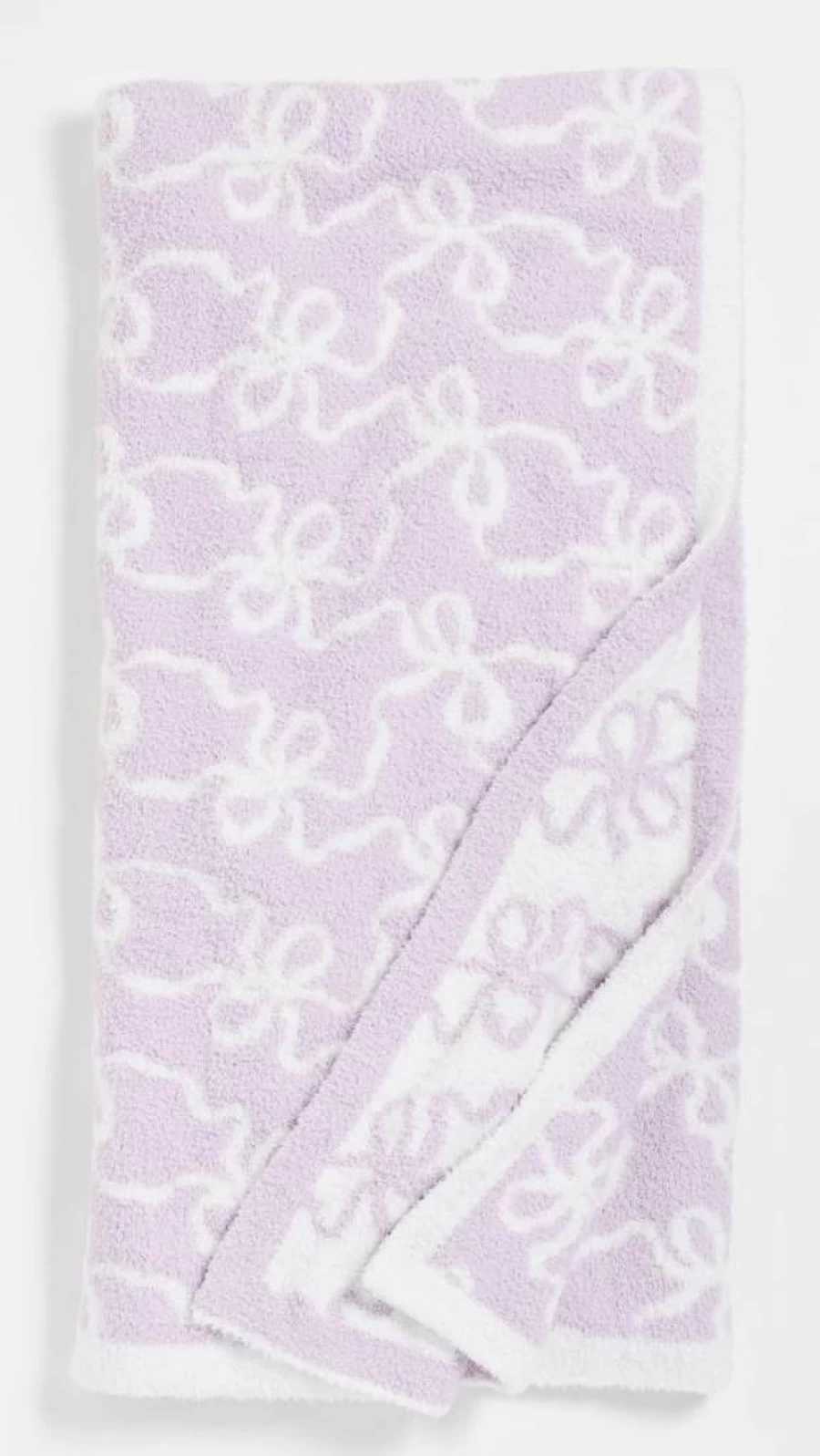LOVESHACKFANCY Women's Teddy Bow Plush Blanket - Cozy Soft Luxe Throw