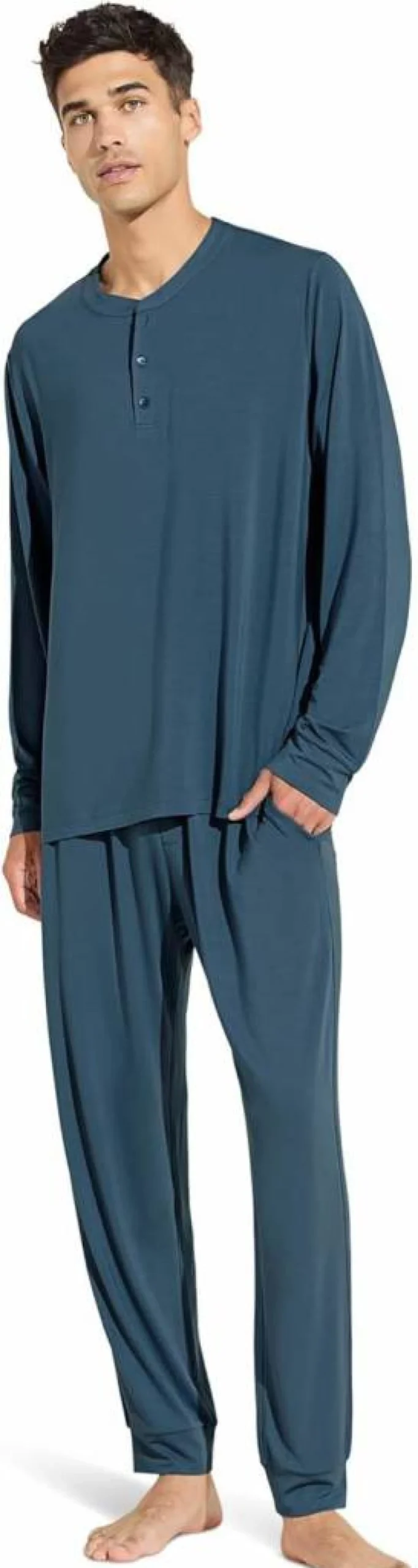 Eberjey Henry Men's Modal Jersey Pajama Set - Soft Sleepwear for Men