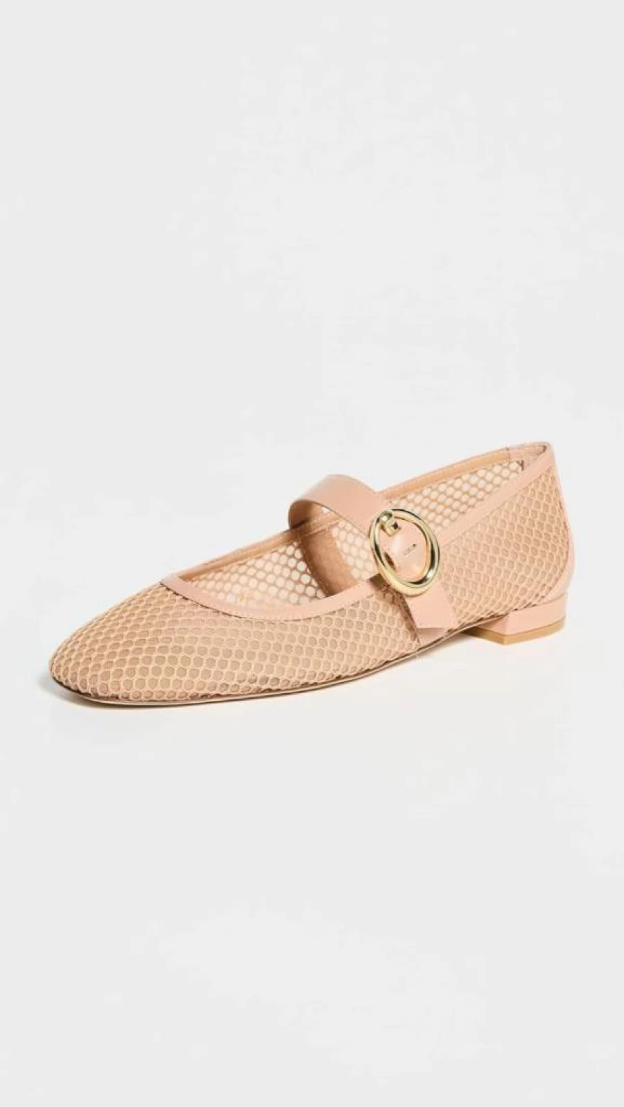 Stuart Weitzman Women's Arabella Mary Jane Flats | Classic Comfortable Ballet Flat Shoes for Women