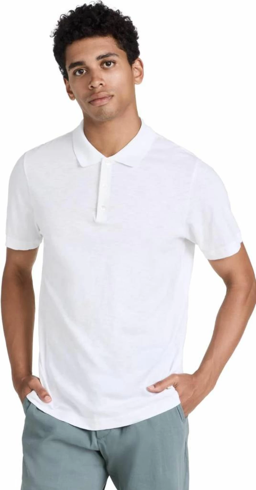 Theory Men's Cosmos Bron Polo Shirt – Classic Fit Casual Wear