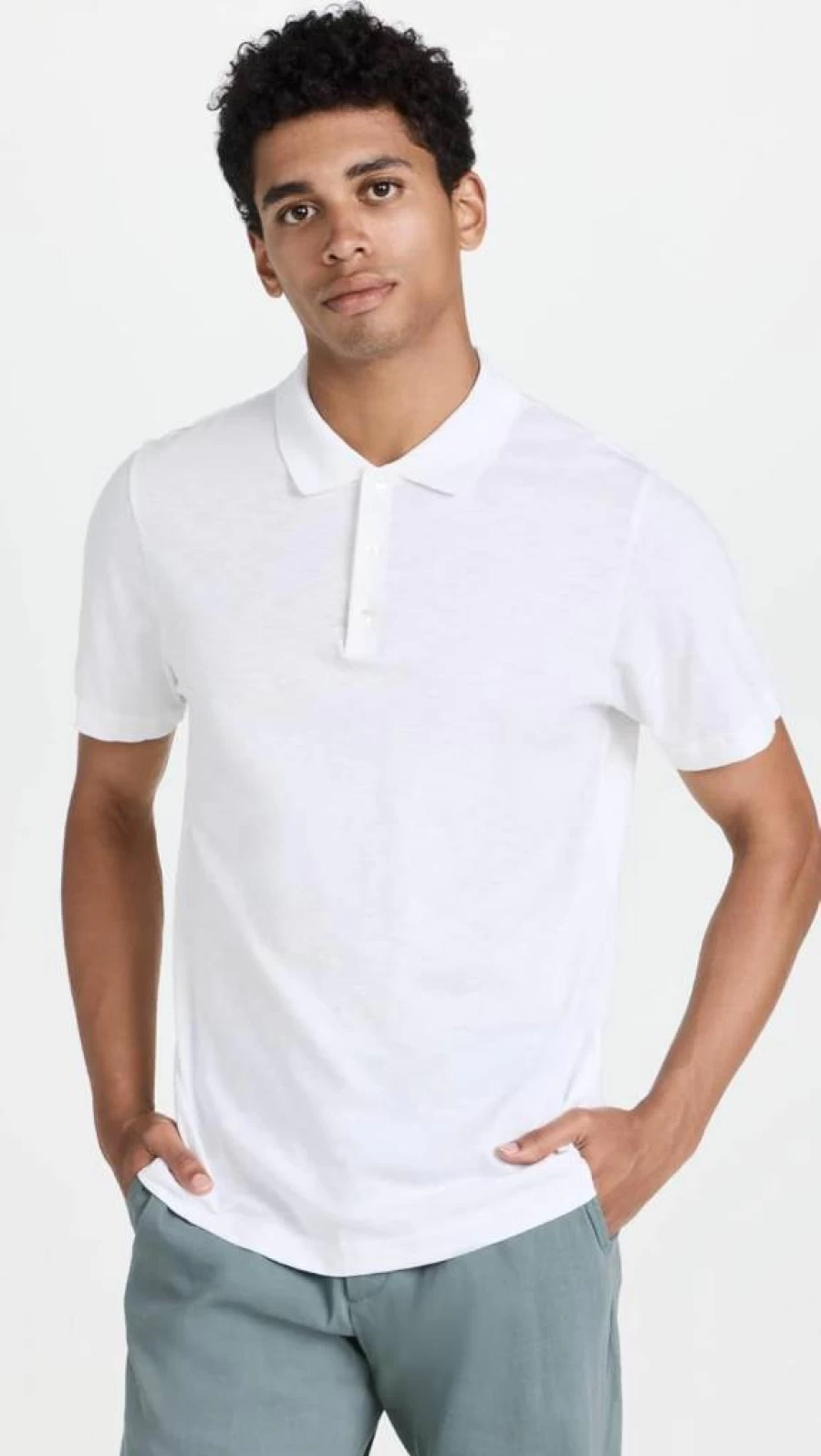 Theory Men's Cosmos Bron Polo Shirt – Classic Fit Casual Wear