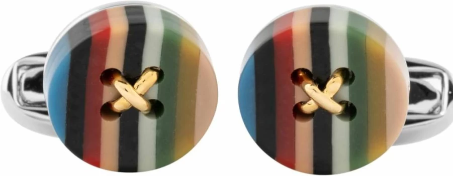 Paul Smith Men's Cufflinks with Button Design - Stylish & Elegant Accessories
